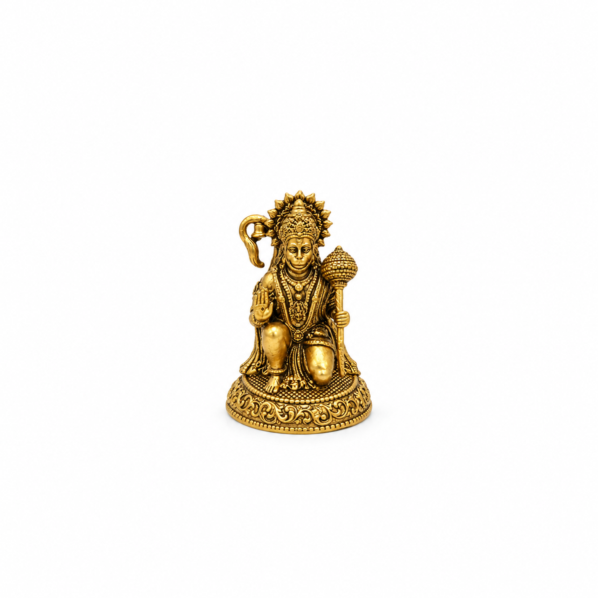 BRASS HANUMAN JI IDOL - A SYMBOL OF STRENGTH AND DEVOTION