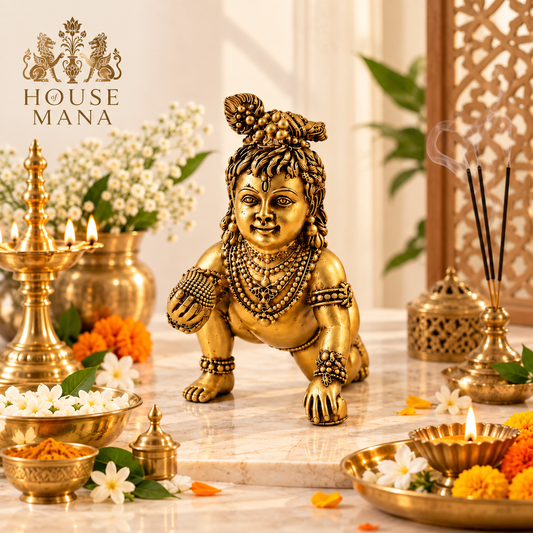 BRASS LAADOO GOPAL JI IDOL - A SYMBOL OF LOVE AND DEVOTION